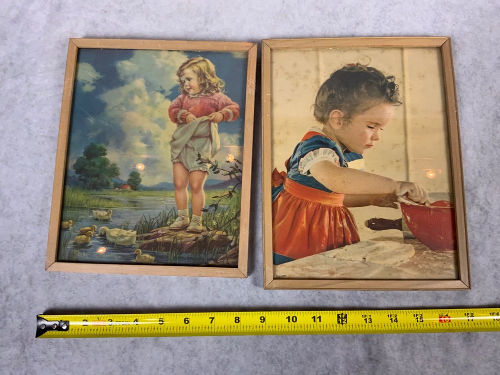 Two Framed Children's Prints
