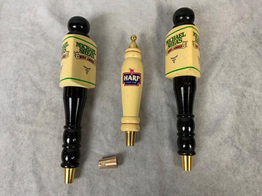Three Beer Tap Handles