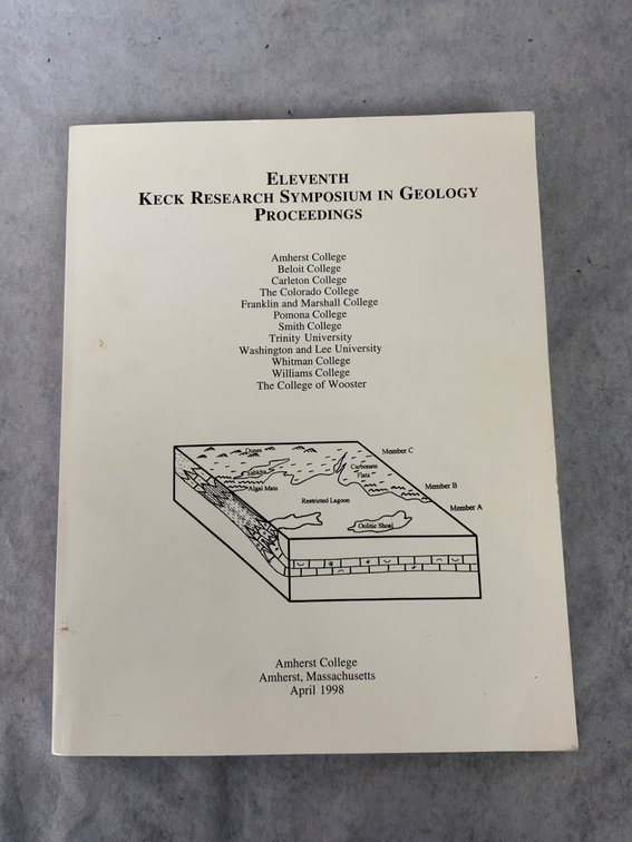 Proceedings from 1998 Geology Symposium