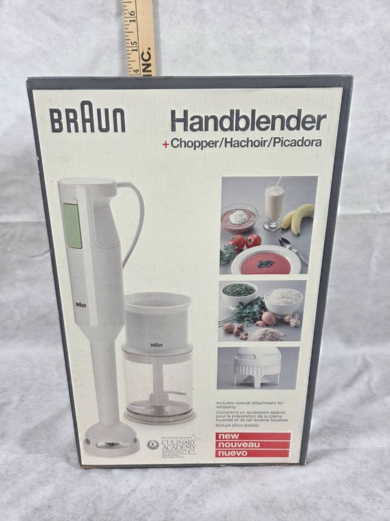 Braun Hand Blender with Chopper Attachment