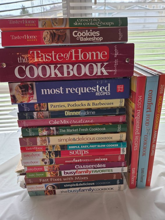 20 Assorted Taste of Home Cookbooks Collection