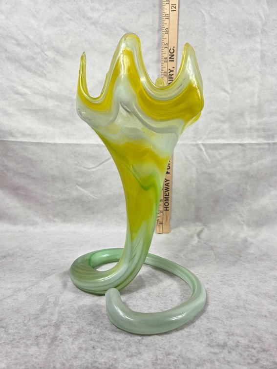 Vintage Murano Style Glass Vase
