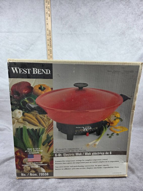 West Bend 6 Qt Electric Wok