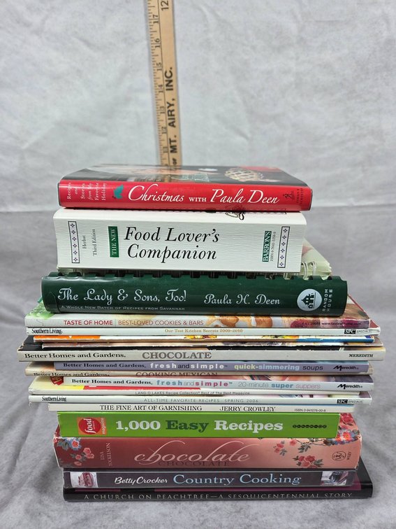 18 Assorted Cookbooks