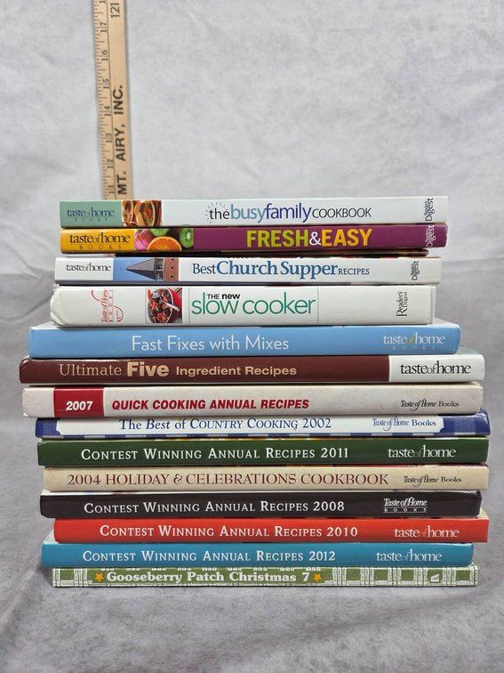 14 Assorted Cookbooks