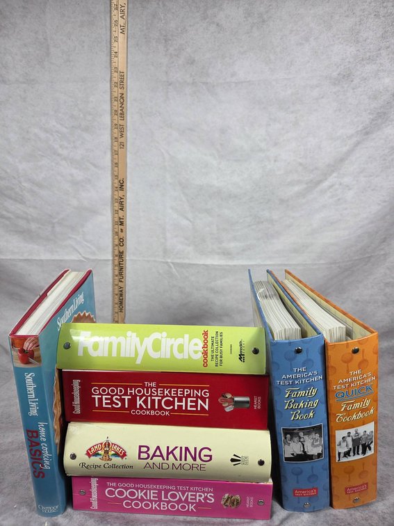 7 Assorted Cookbooks