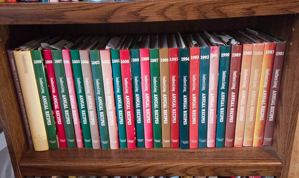 27 Southern Living Annual Recipe Cookbooks