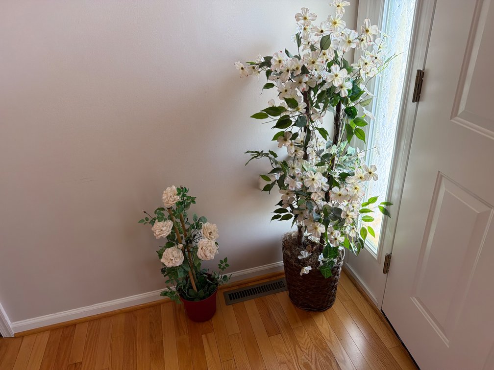 Two Artificial Floral Arrangements