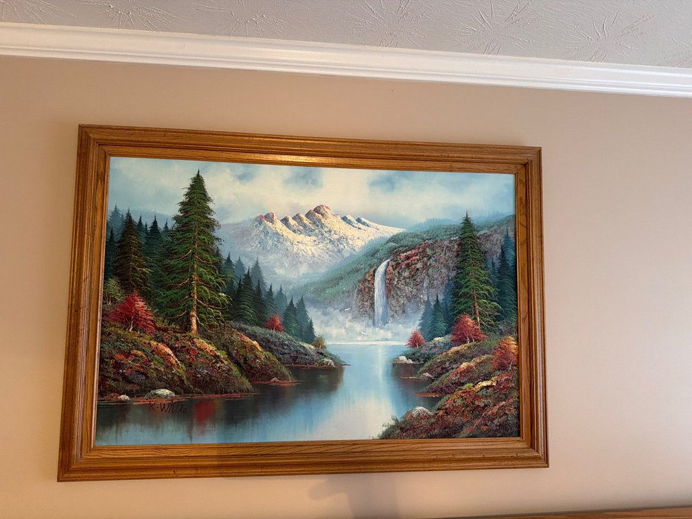 Framed Landscape Print, 41”x29”