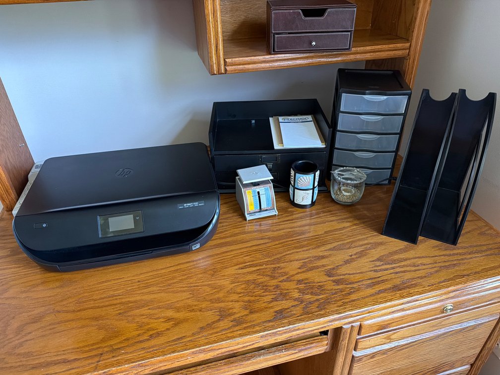 Home Office Supplies and HP Printer Bundle