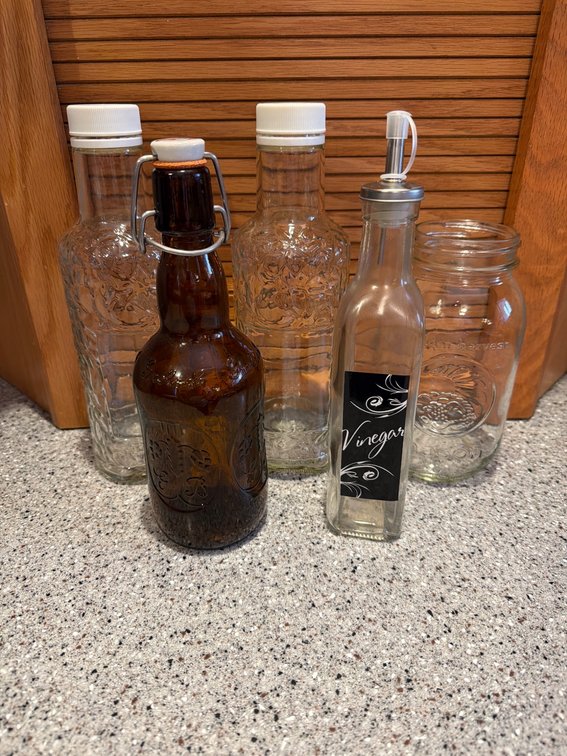 Glass Bottles and Jar Collection
