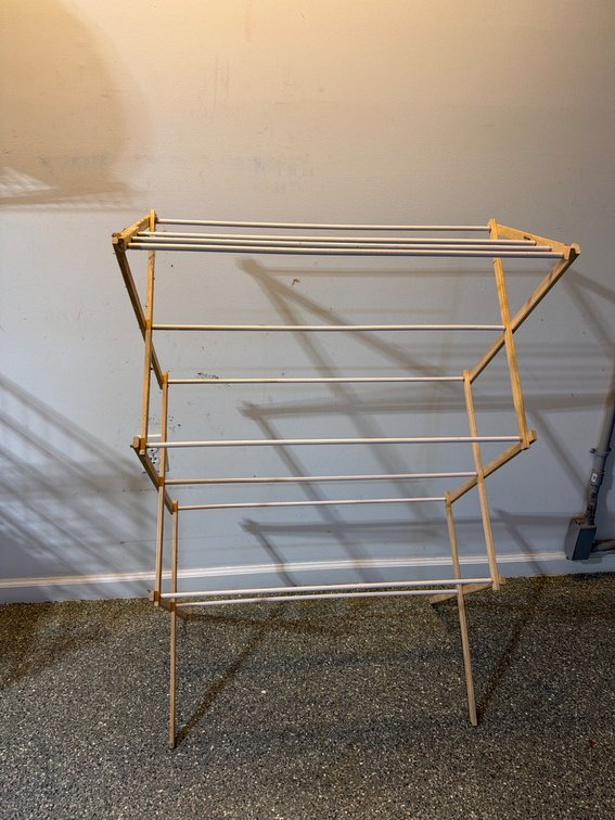 Wooden Folding Drying Rack