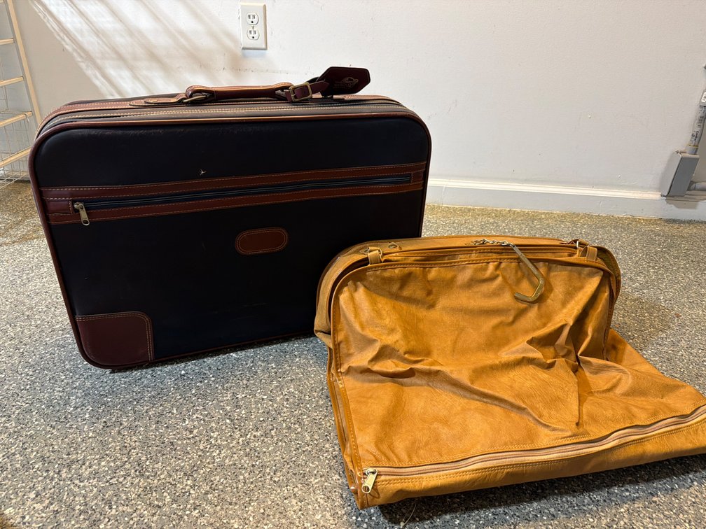Gateway Suitcase and Samsonite Garment Bag