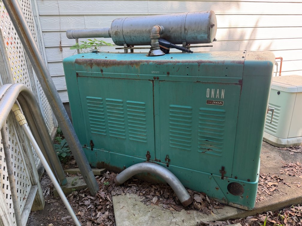 Onan Electric Gen Set Heavy-Duty Generator