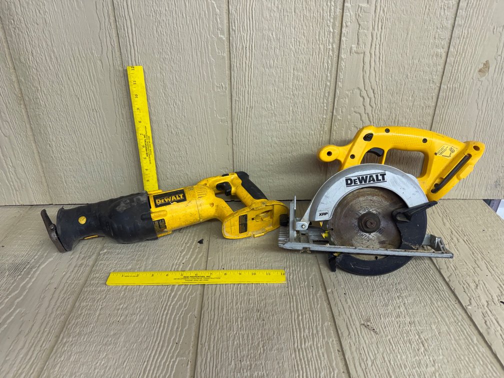 Dewalt 18v Reciprocating and Circular Saw