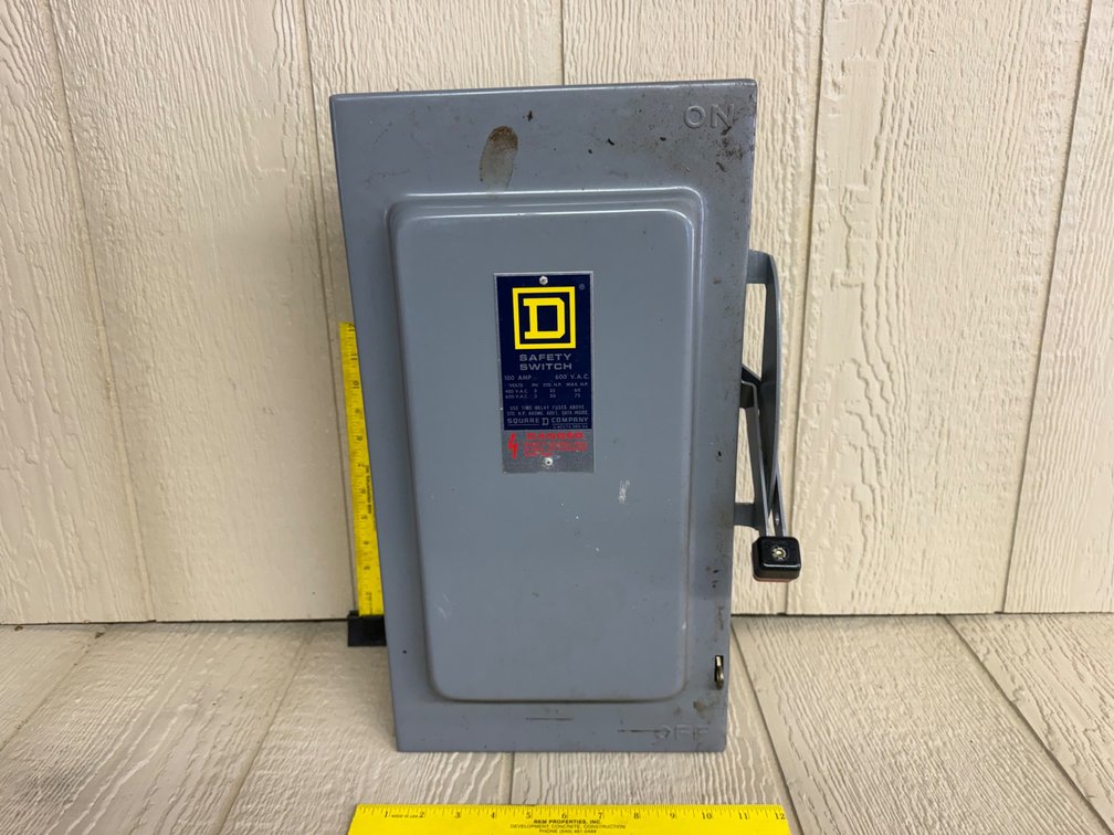 Square D 100 Amp 600 V Safety Switch
