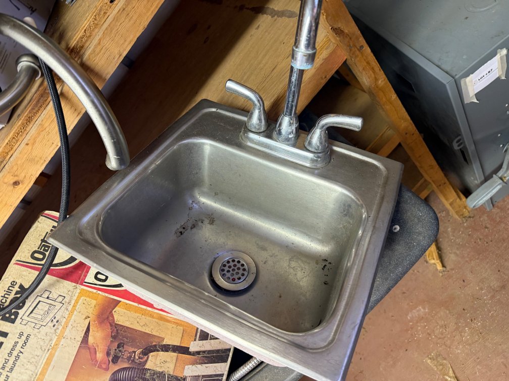 Two Undermount Sinks with Faucets