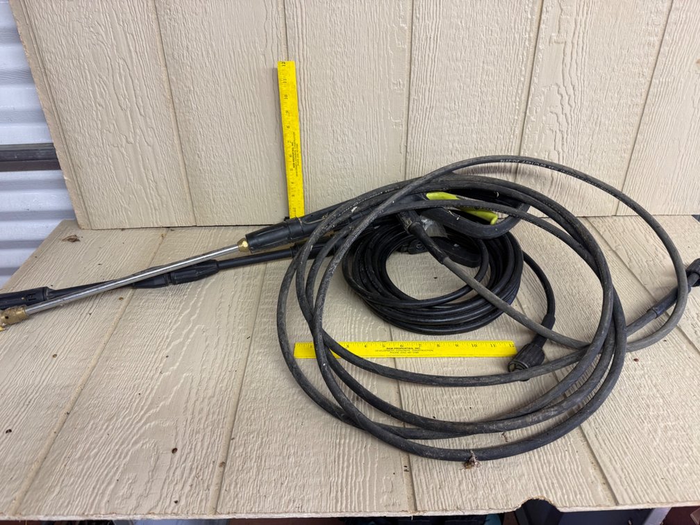 Pressure Washer Hoses and Spray Wand