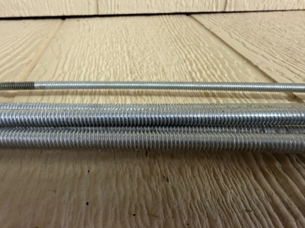 Steel 1/4-20 Threaded Rods