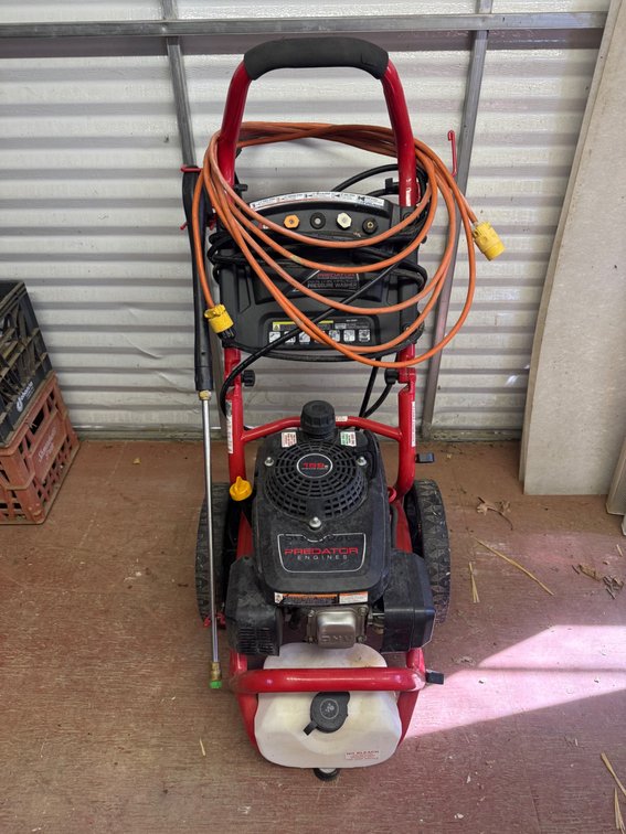 Predator Gas-Powered Pressure Washer, 2500 PSI