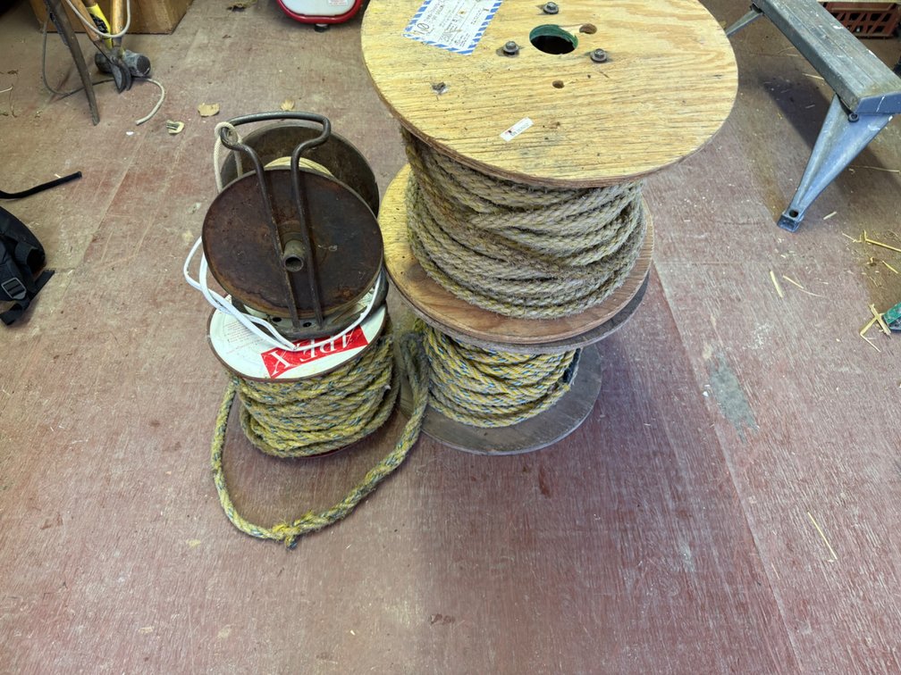 Spools with Rope and Metal Reel