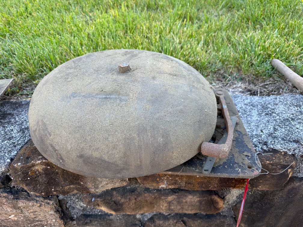 Large Vintage Cast Iron School or Industrial Bell