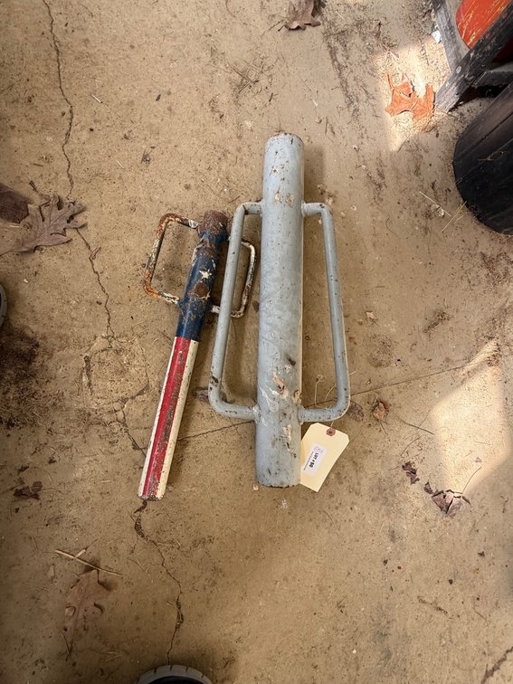Two Metal T-Post Drivers