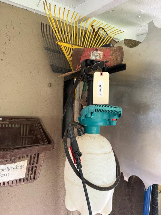 Garden Tools and Sprayer
