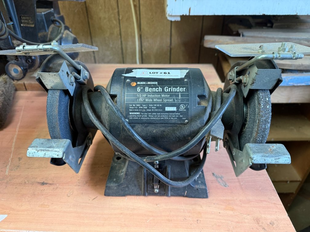 Black & Decker 6-Inch Bench Grinder
