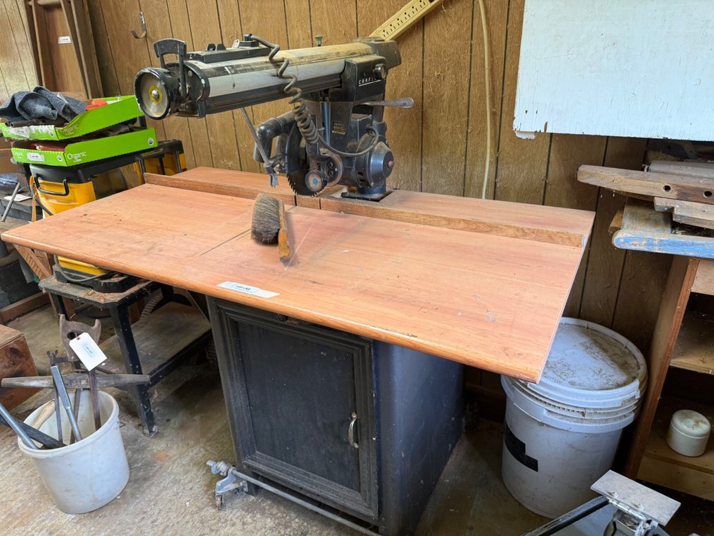 Craftsman Radial Arm Saw with Cabinet Stand