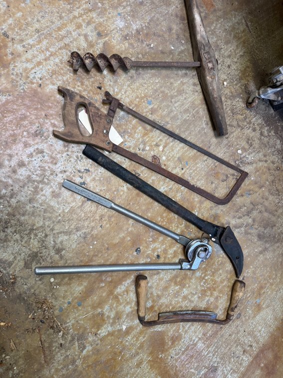 Vintage Hand Tools, Mixed Materials