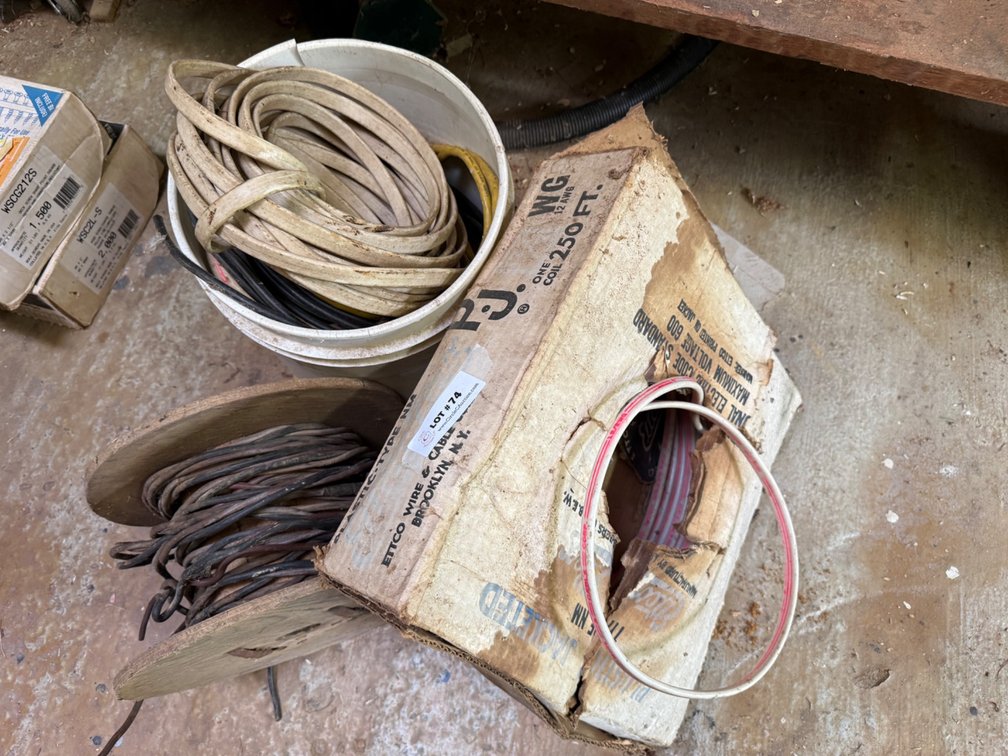 Electrical Wiring Spools and Box