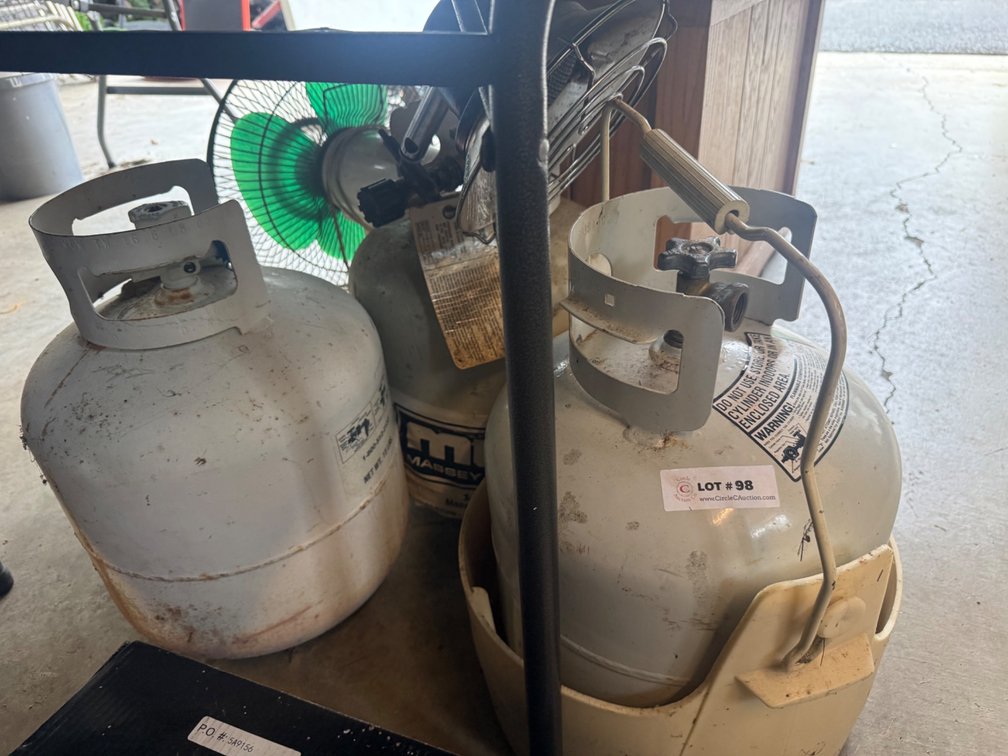 Three Propane Tanks