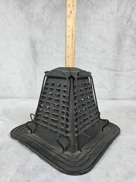 Vintage Pyramid-Style Stovetop Toaster