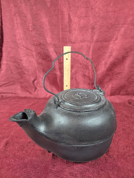Cast Iron Tea Kettle with Wire Handle
