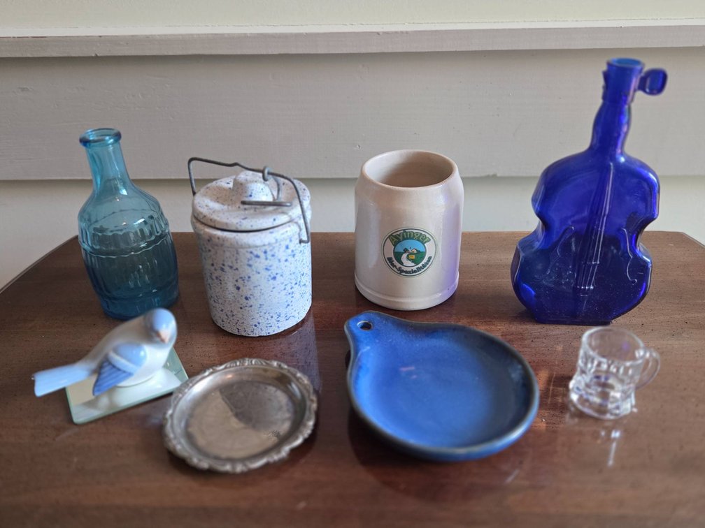 Pottery and Glass Decor Items