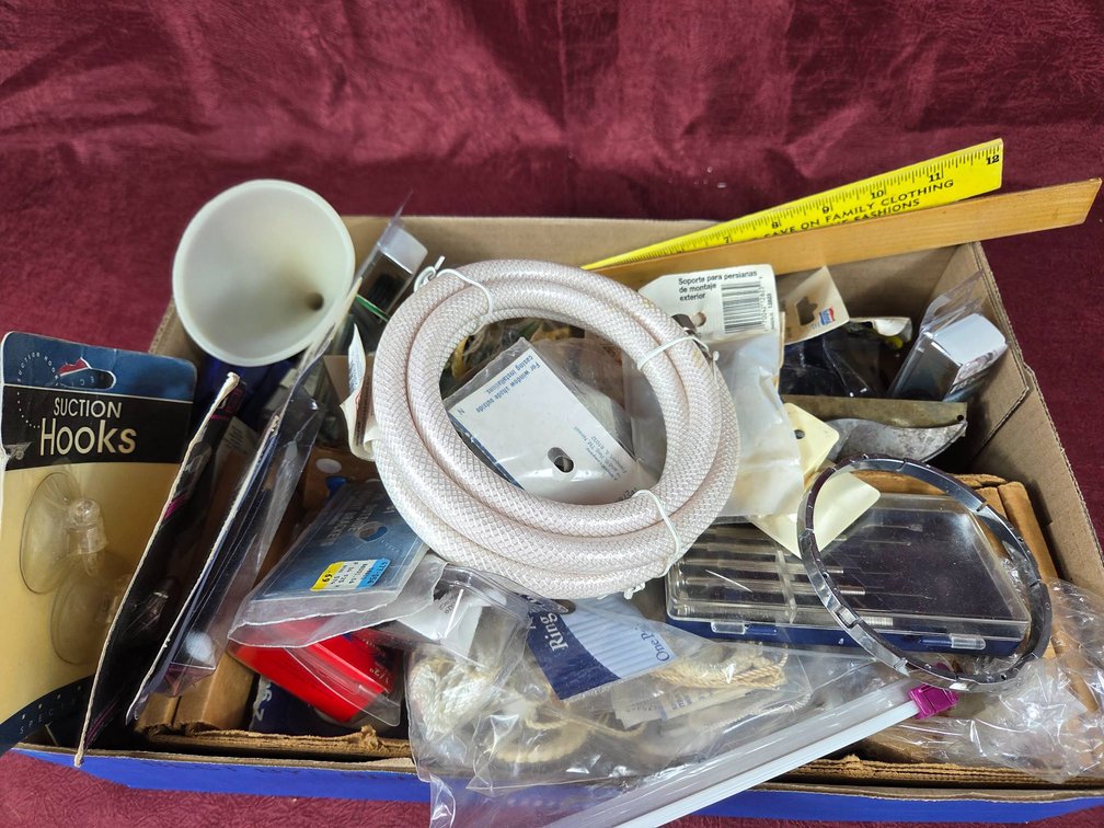 Box Lot of Miscellaneous Household Items