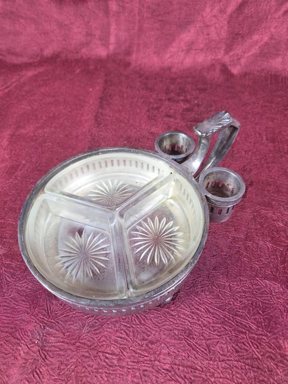 1930 Pick-Barth Silver Soldered Relish Dish