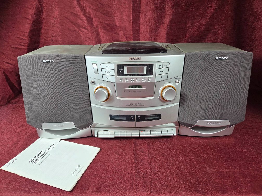 Sony CFD-ZW755 CD Radio Cassette-Corder