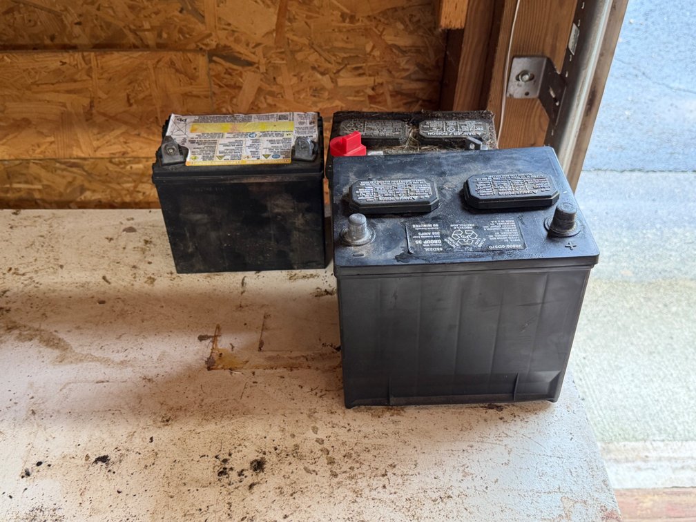 Three Automotive Batteries