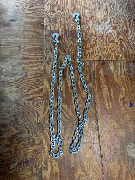 14-Foot Metal Chain with Hooks