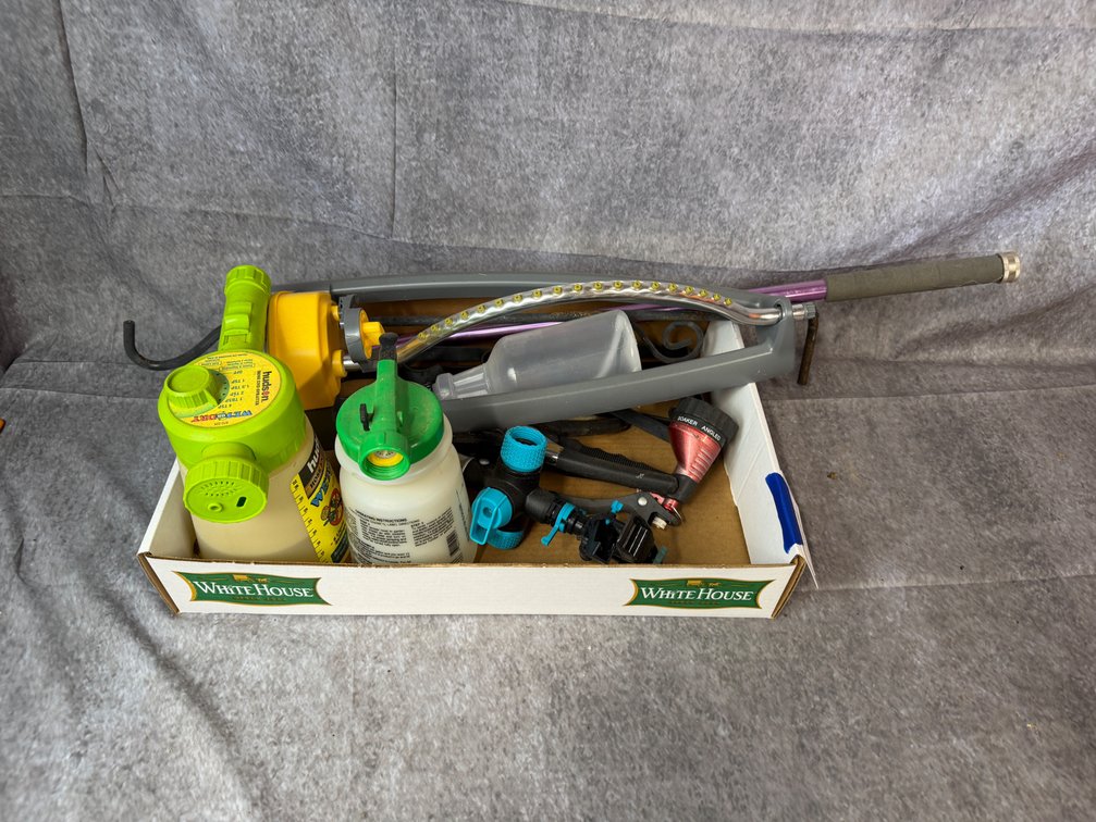 Garden Sprayer and Nozzle Lot
