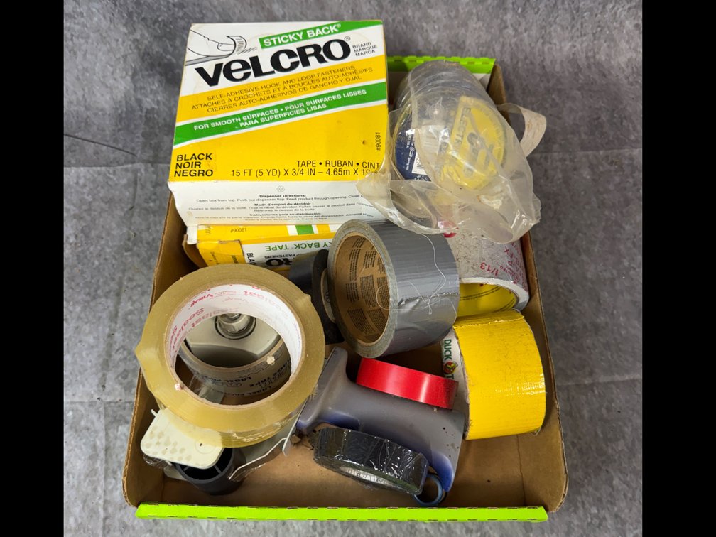 Velcro Fasteners and Duck Tape Assortment