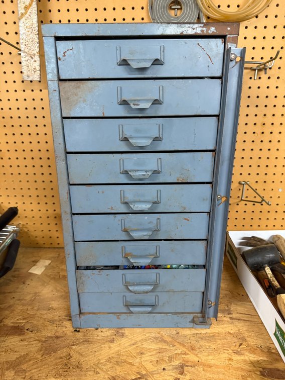 Metal Multi-Drawer Small Parts Storage Cabinet