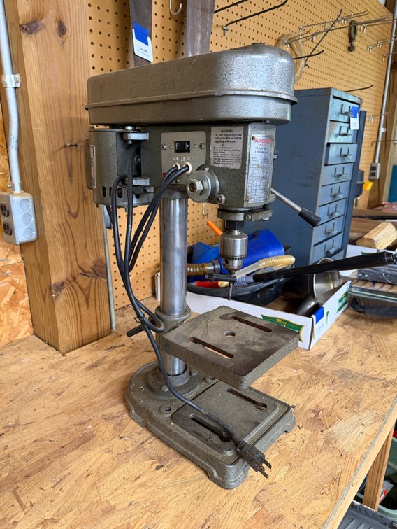 Superior Model LI-5MI Heavy Duty 5-Speed Drill Press
