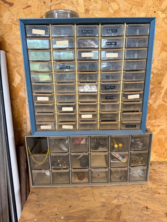 Multi-Drawer Hardware Organizer Cabinets