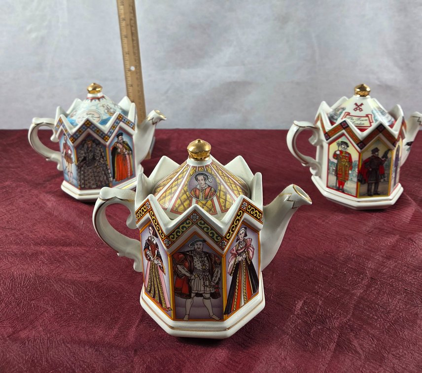 Sadler England Historical Ceramic Teapots