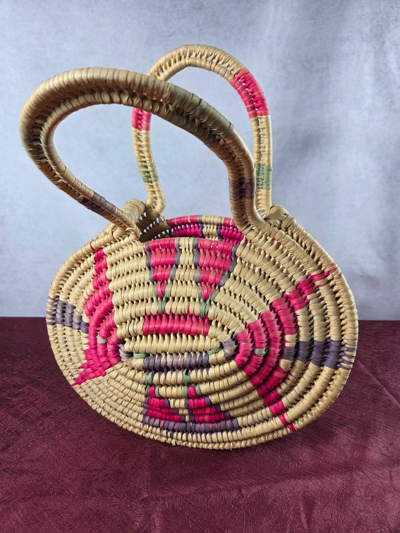 Handmade Woven Basket Tote