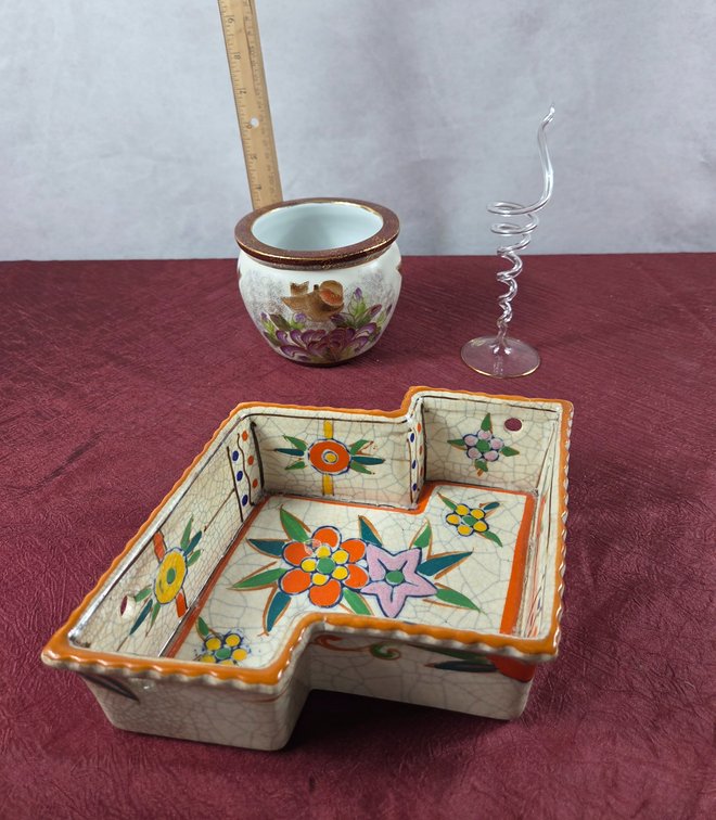 Decorative Ceramics and Glass Ornament
