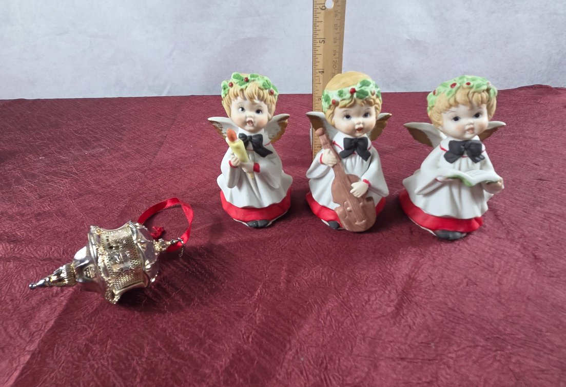Vintage Choir Angel Figurines and Ornament